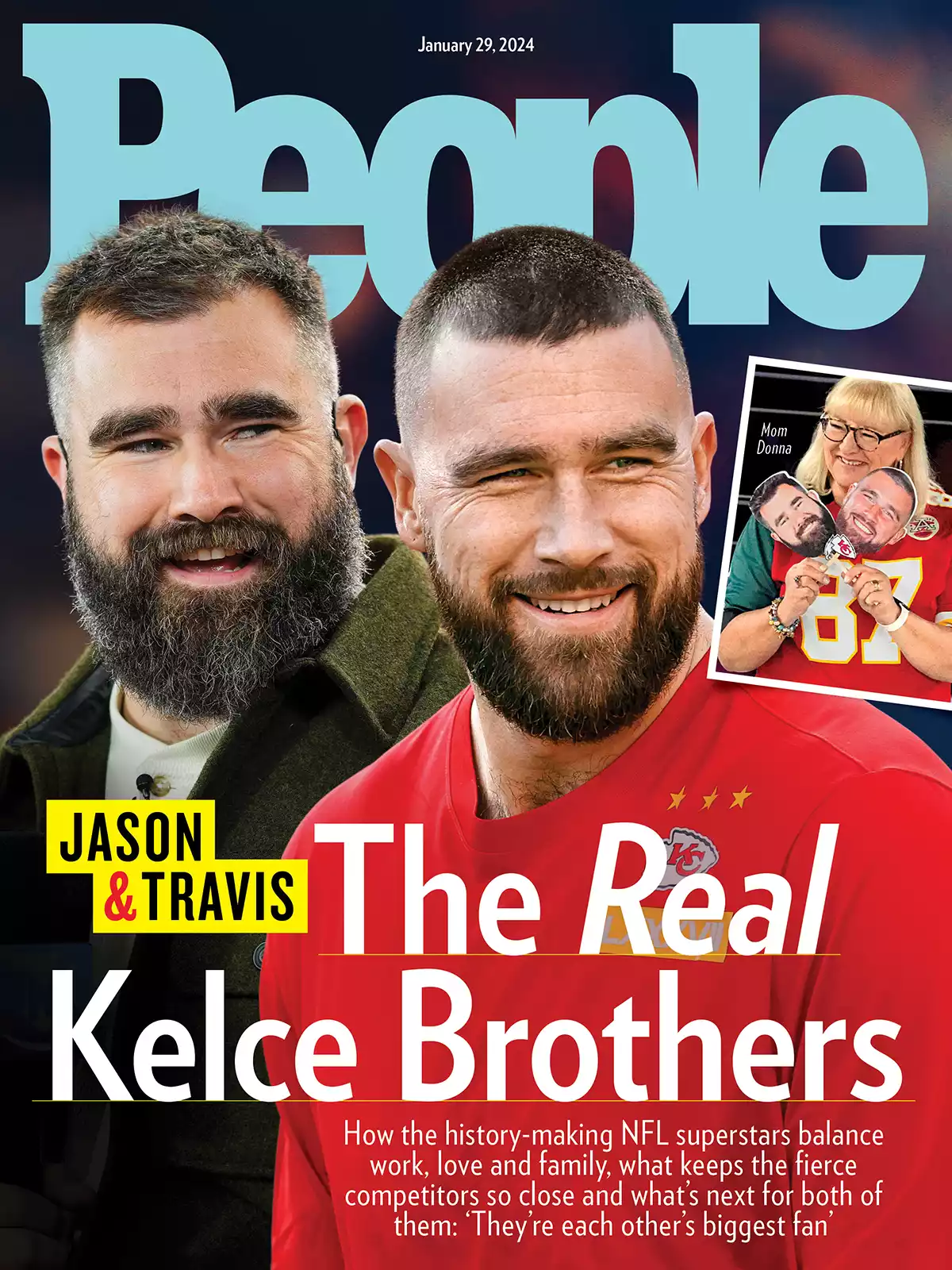 Jason and Travis Kelce cover