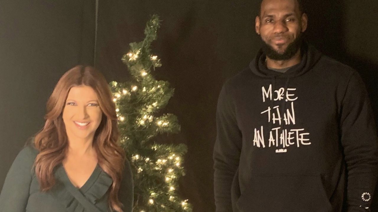 Rachel Nichols and LeBron James