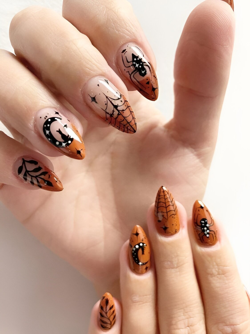 30 Stunning Burnt Orange Nails For A Gorgeous Season - 219