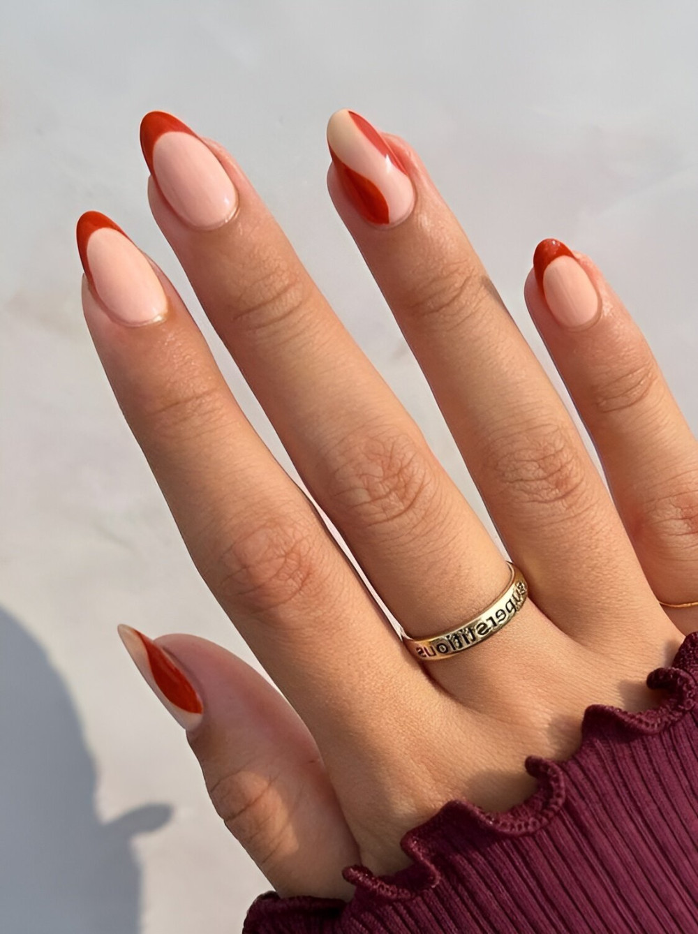 30 Stunning Burnt Orange Nails For A Gorgeous Season - 245