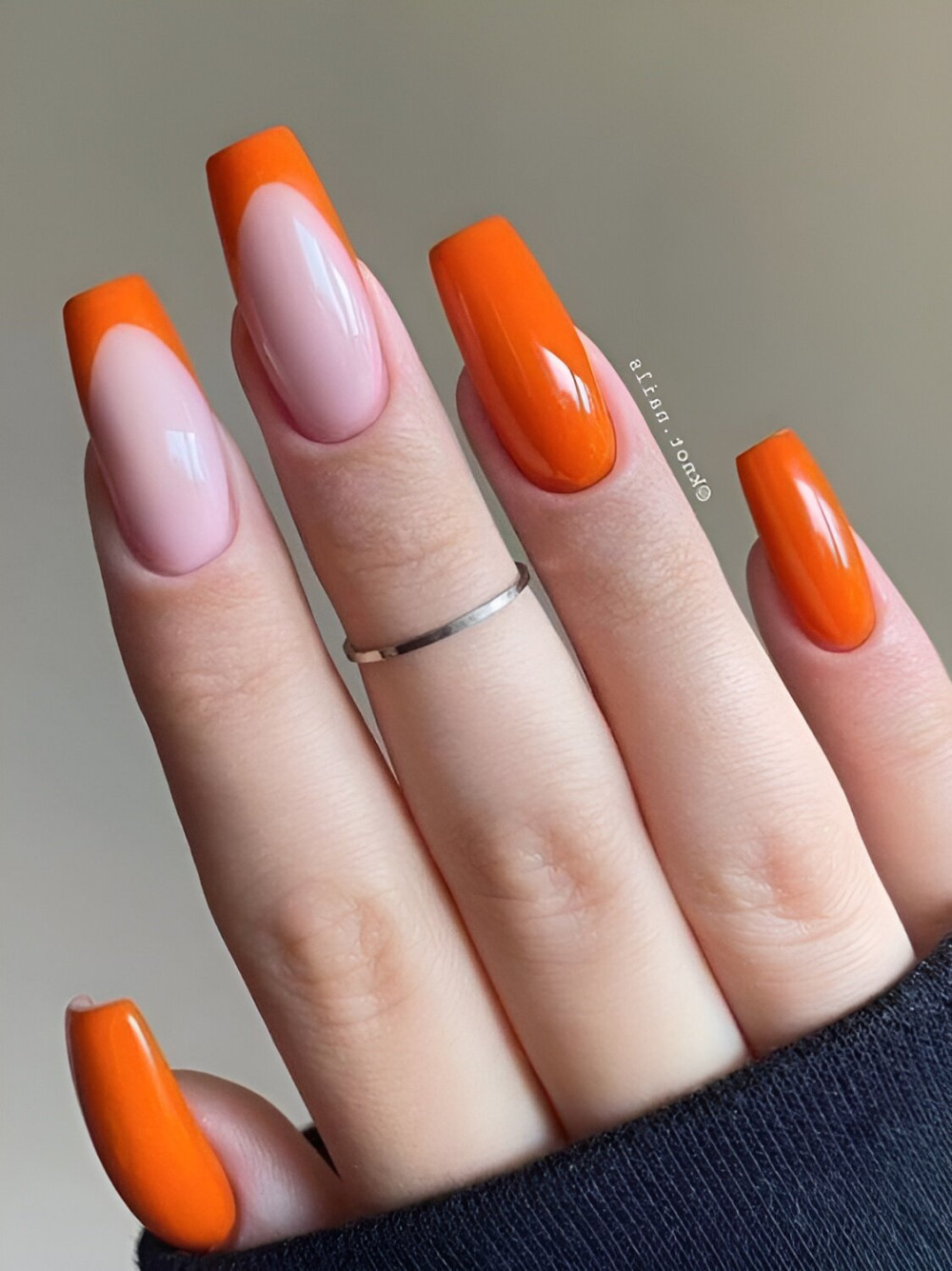 30 Stunning Burnt Orange Nails For A Gorgeous Season - 247