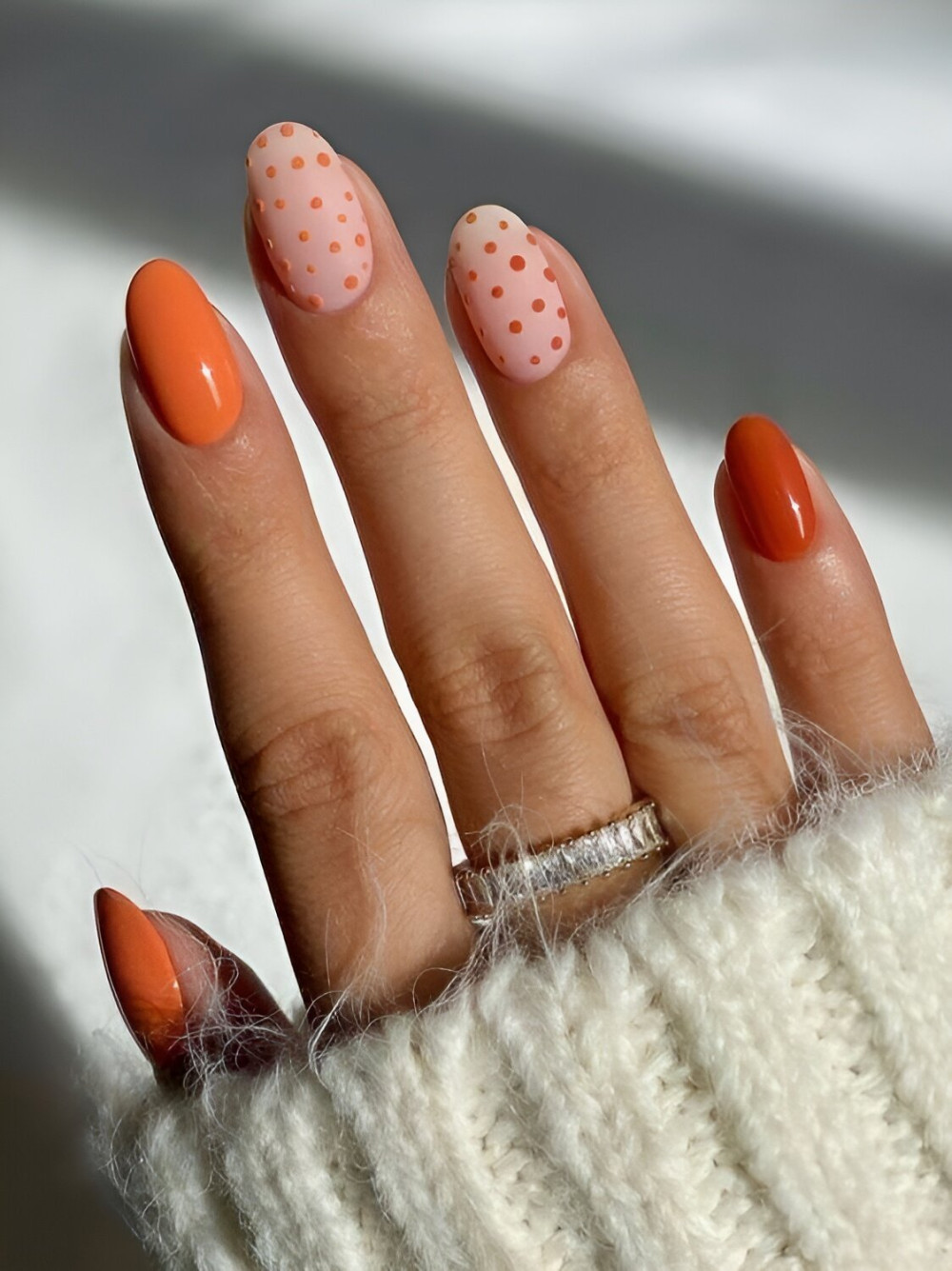 30 Stunning Burnt Orange Nails For A Gorgeous Season - 249