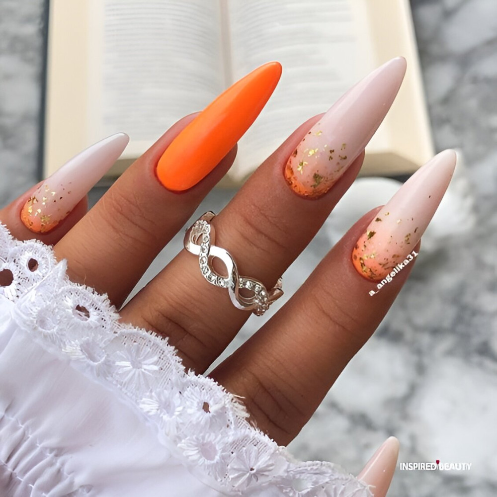 30 Stunning Burnt Orange Nails For A Gorgeous Season - 199