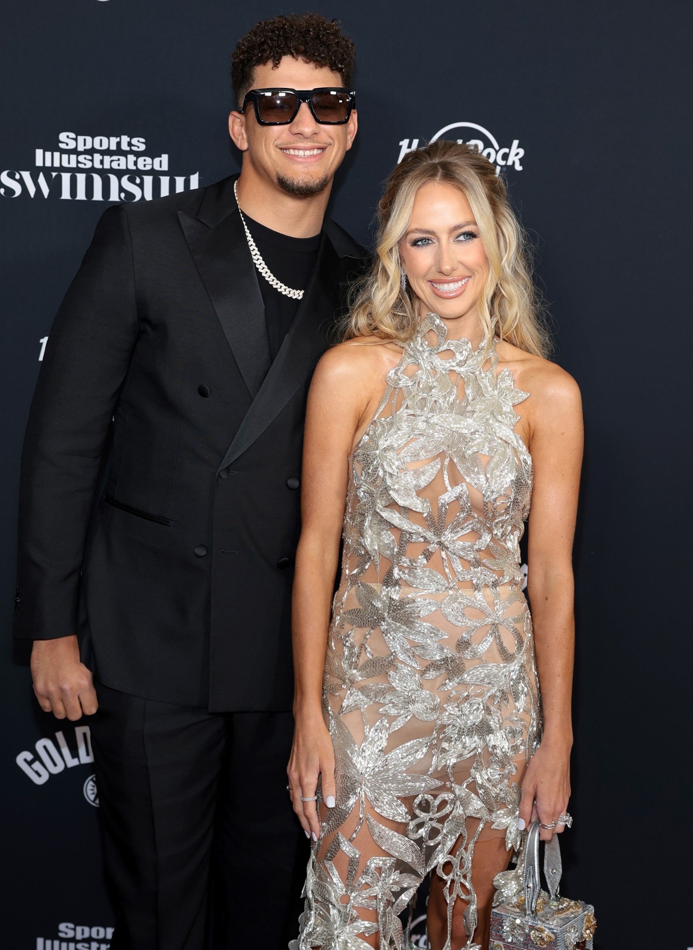 PHOTO: Patrick Mahomes and Brittany Mahomes attend the Sports Illustrated Swimsuit 2024 Issue Release and 60th Anniversary Celebration at Hard Rock Hotel New York, on May 16, 2024, in New York.