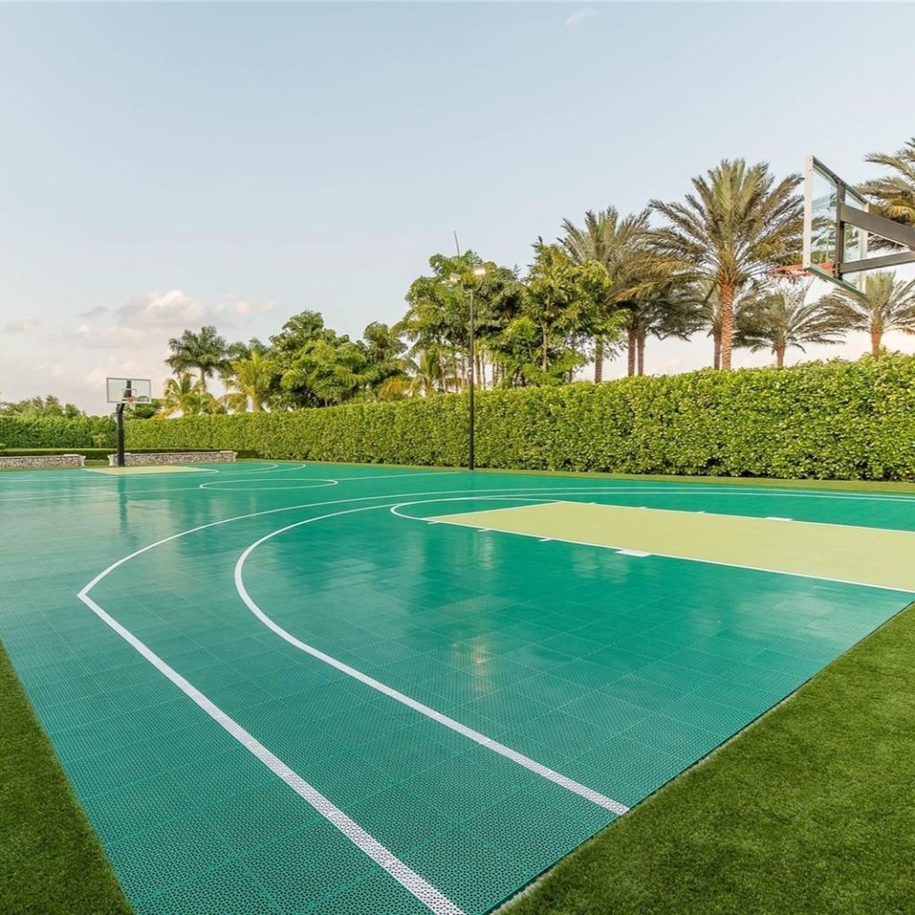 Basketball Court in Tyreek Hill's Florida Mansion