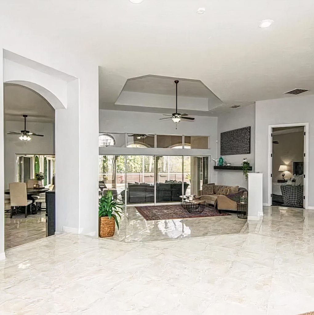 Living Room in Ray-Ray McCloud's Lutz Home