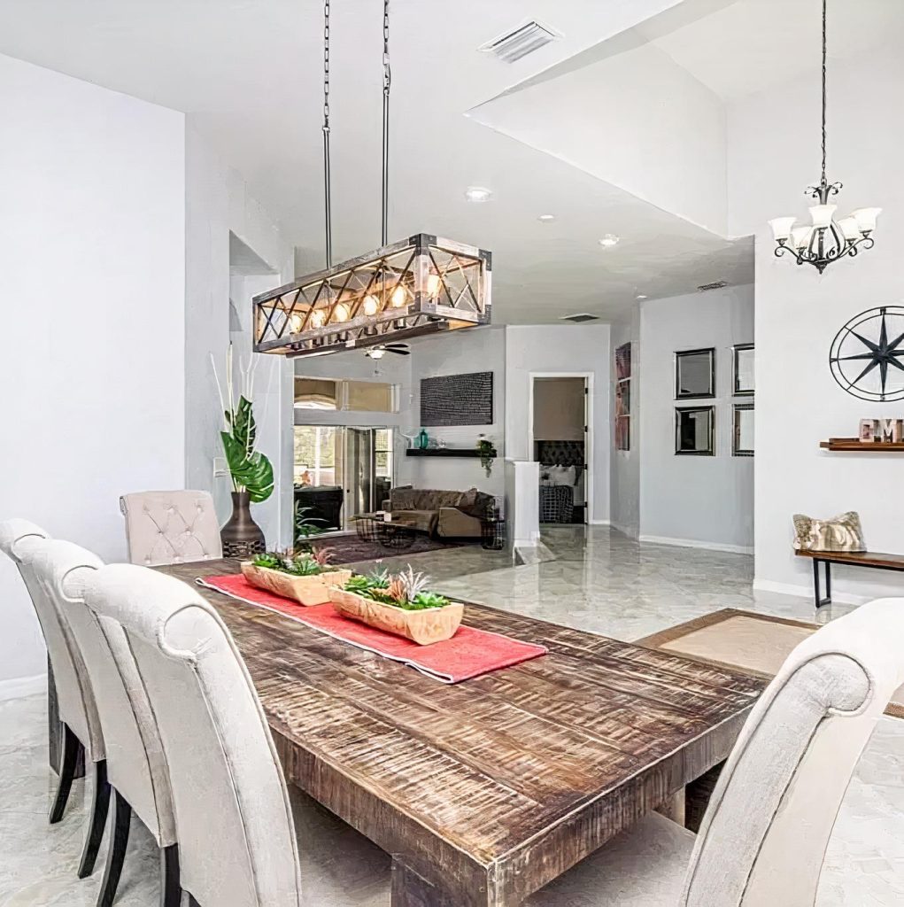 Dining Room in Ray-Ray McCloud's Lutz Home