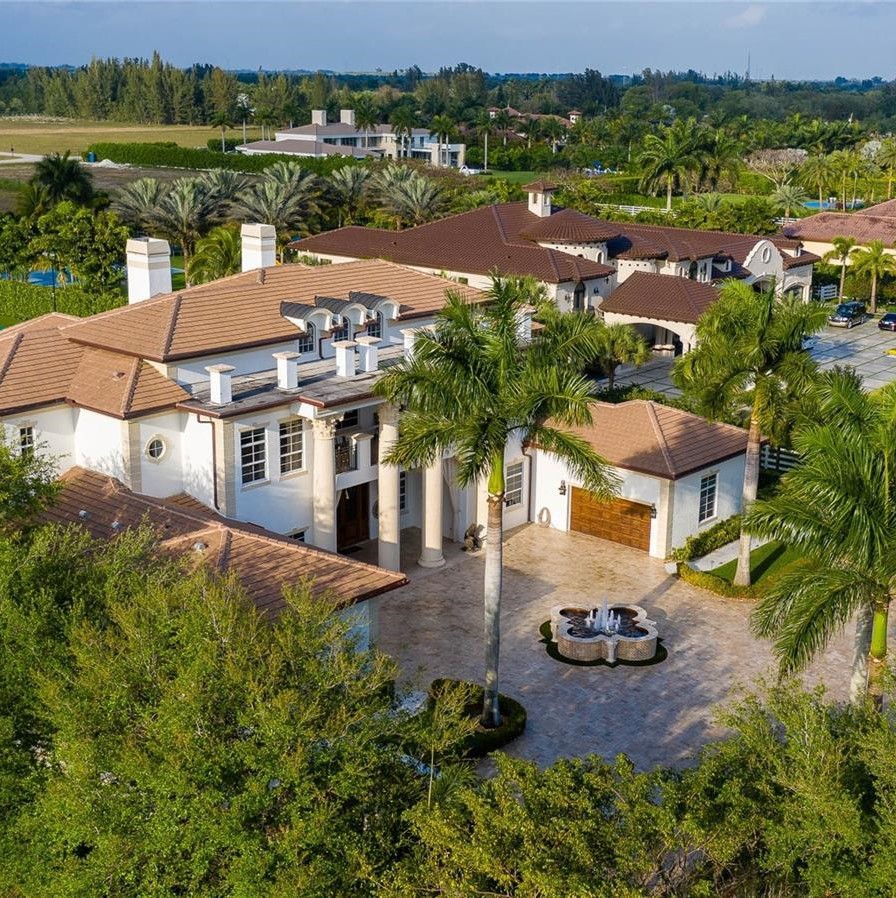 Aerial View of Tyreek Hill's Florida Mansion