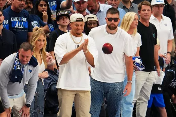 Travis Kelce faces harsh reception at NBA game in Dallas, overshadowed by cheers for Patrick Mahomes | Mirror Online - Mirror Online