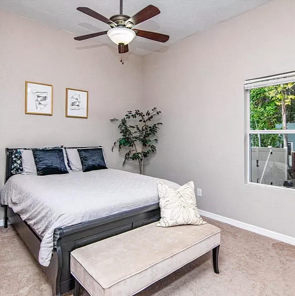 Bedroom in Ray-Ray McCloud's Lutz Home