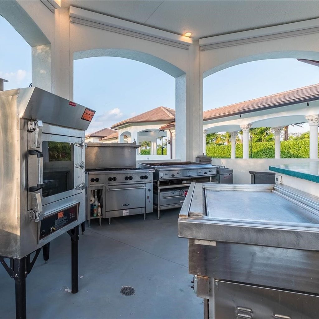 Outdoor Kitchen in Tyreek Hill's Florida Mansion