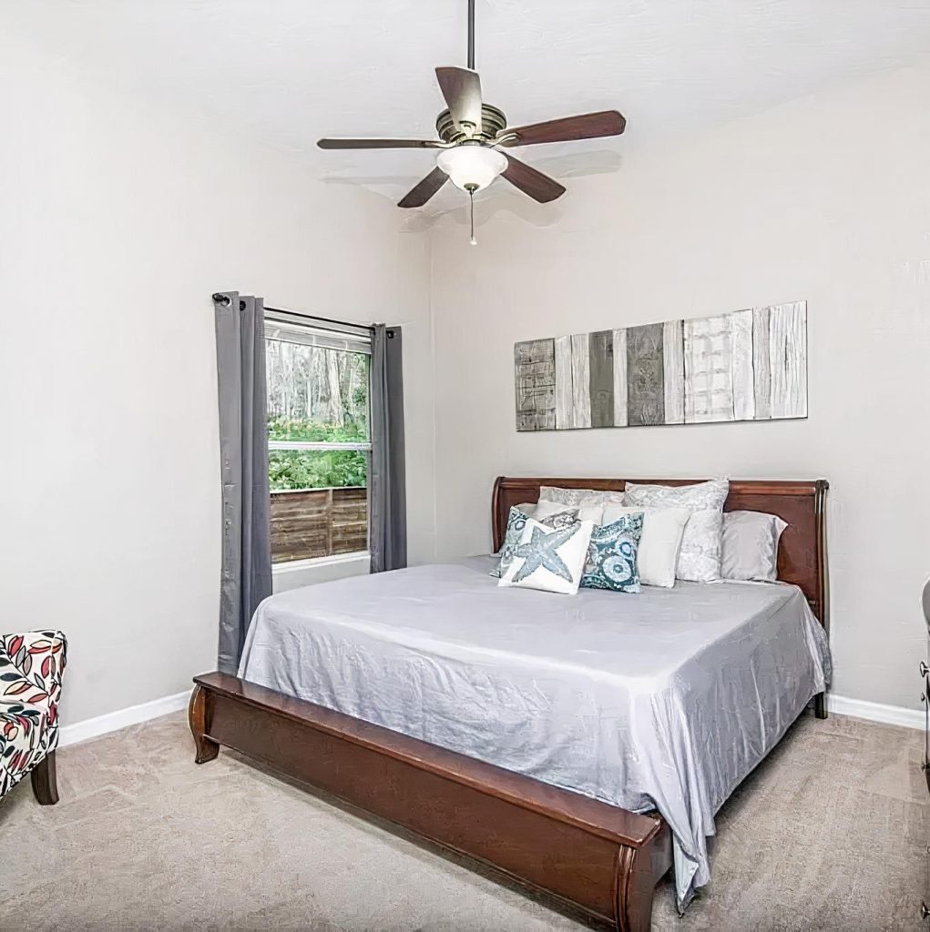 Bedroom in Ray-Ray McCloud's Lutz Home