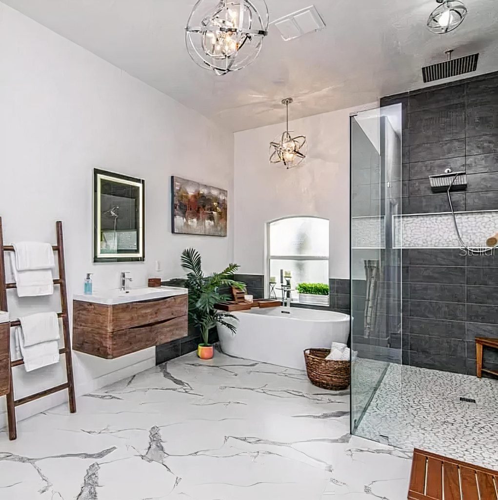 Bathroom in Ray-Ray McCloud's Lutz Home