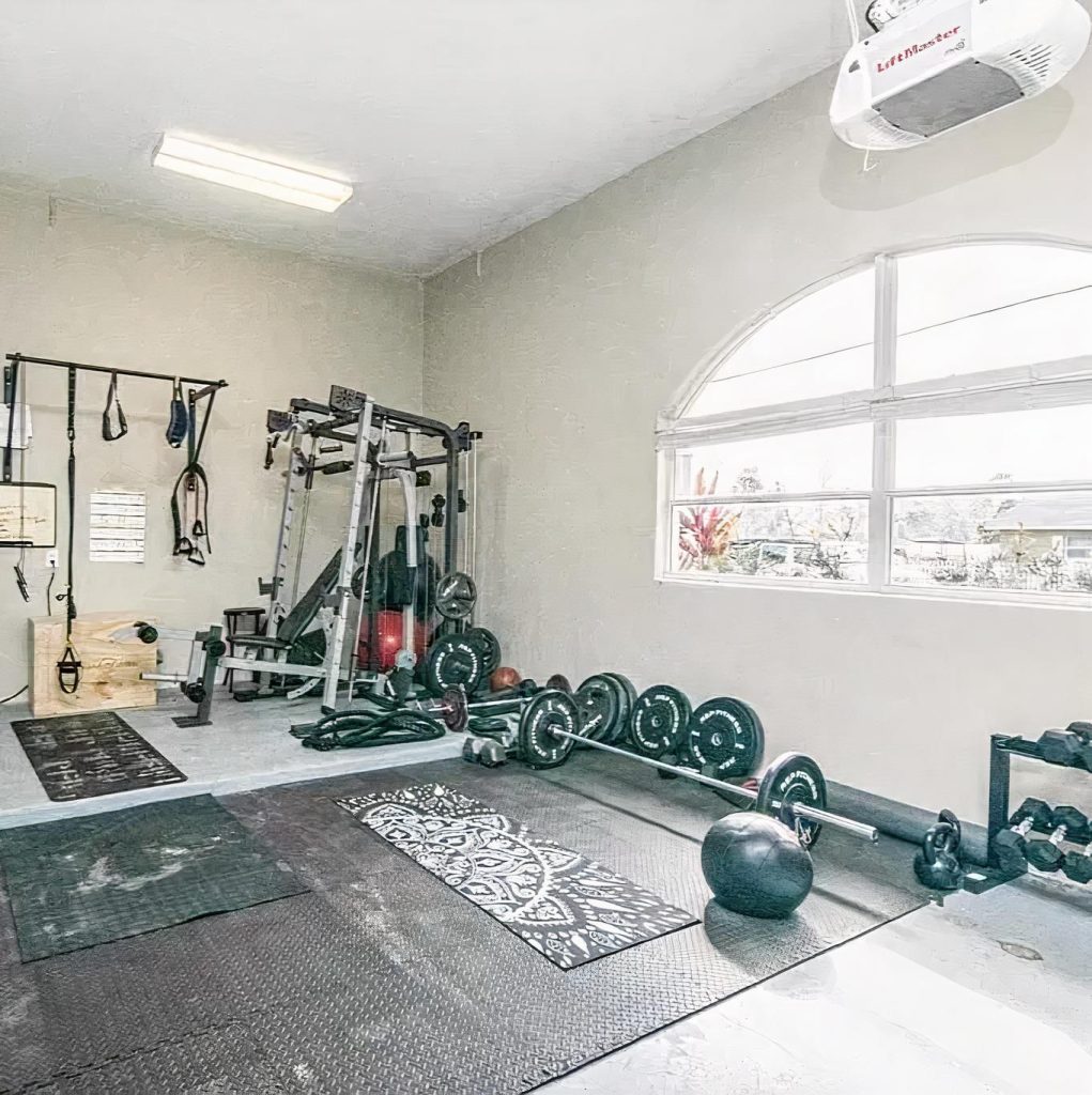 Gym in Ray-Ray McCloud's Lutz Home