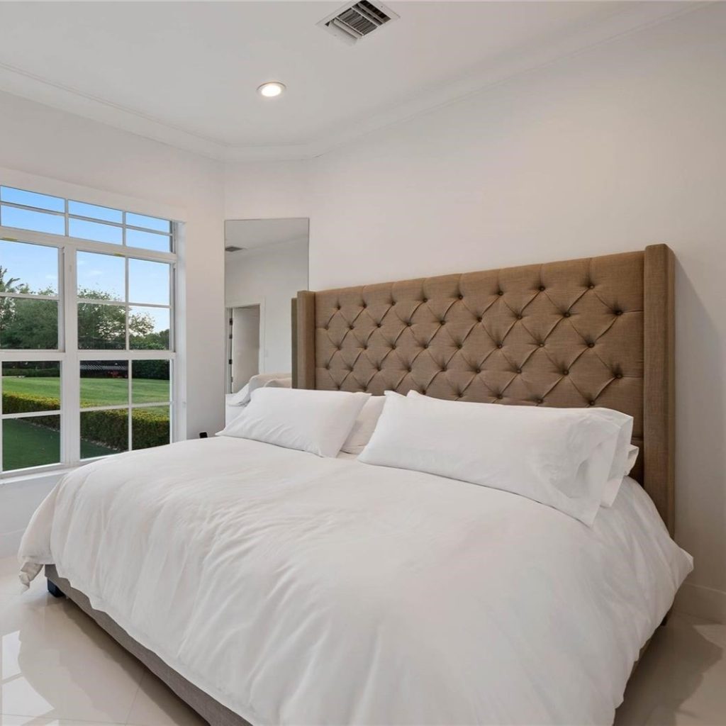 Bedroom in Tyreek Hill's Florida Mansion