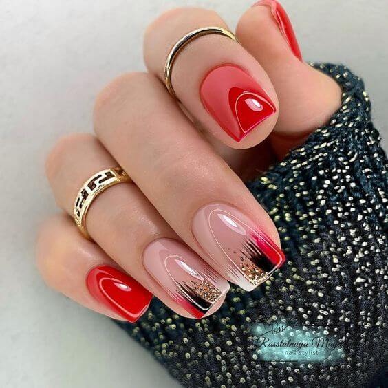 33 Red Prom Nails To Make You The Center Of Attention - 231