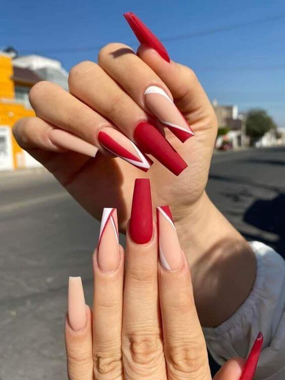 33 Red Prom Nails To Make You The Center Of Attention - 259
