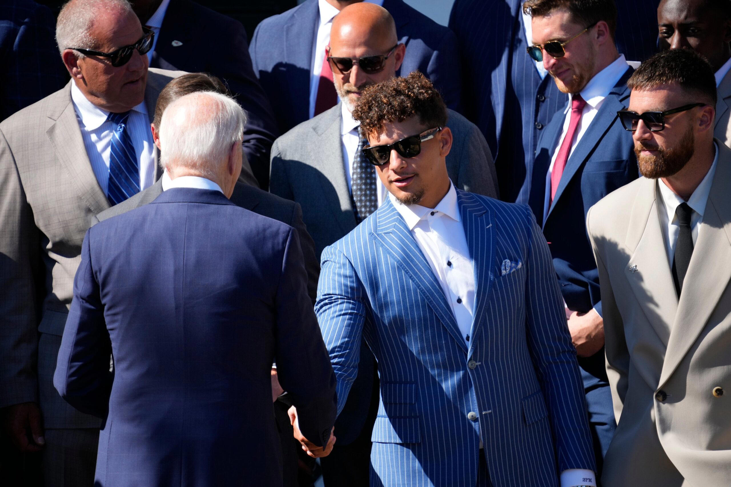 Chiefs Make Their Return to the White House as Super Bowl Champions: Best  Moments From Travis Kelce, Patrick Mahomes and Co.