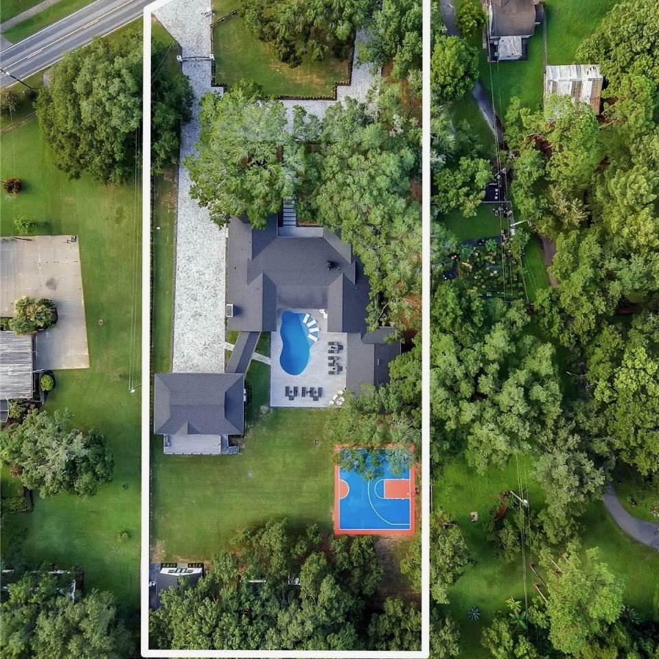 Aerial View of Matthew Judon's Florida Home