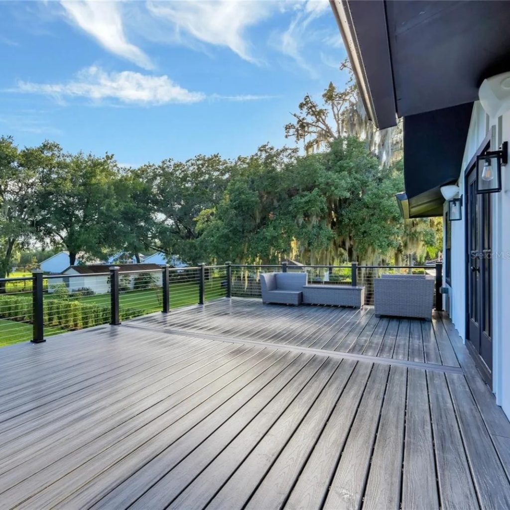 Outside Deck in Matthew Judon's Florida Home