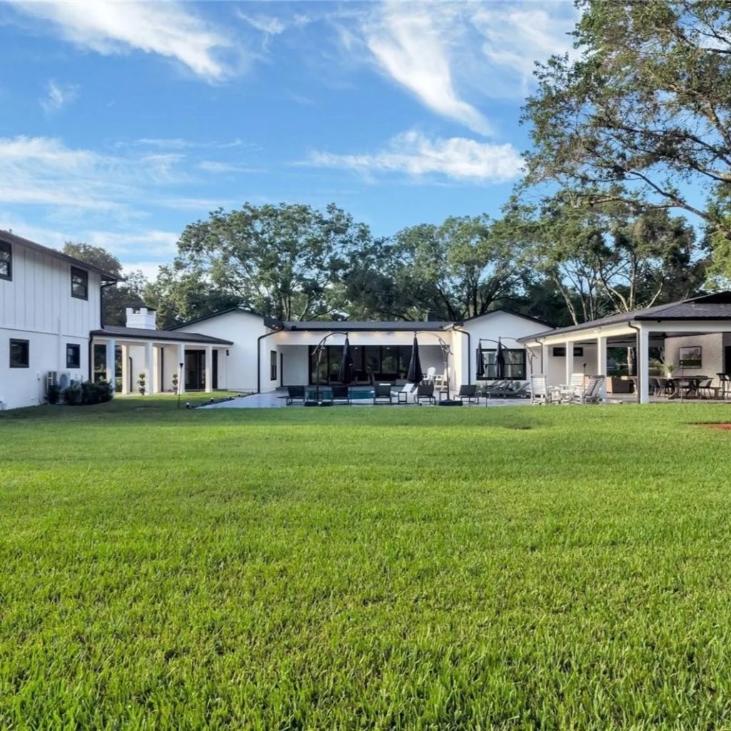 Lawn in Matthew Judon's Florida Home