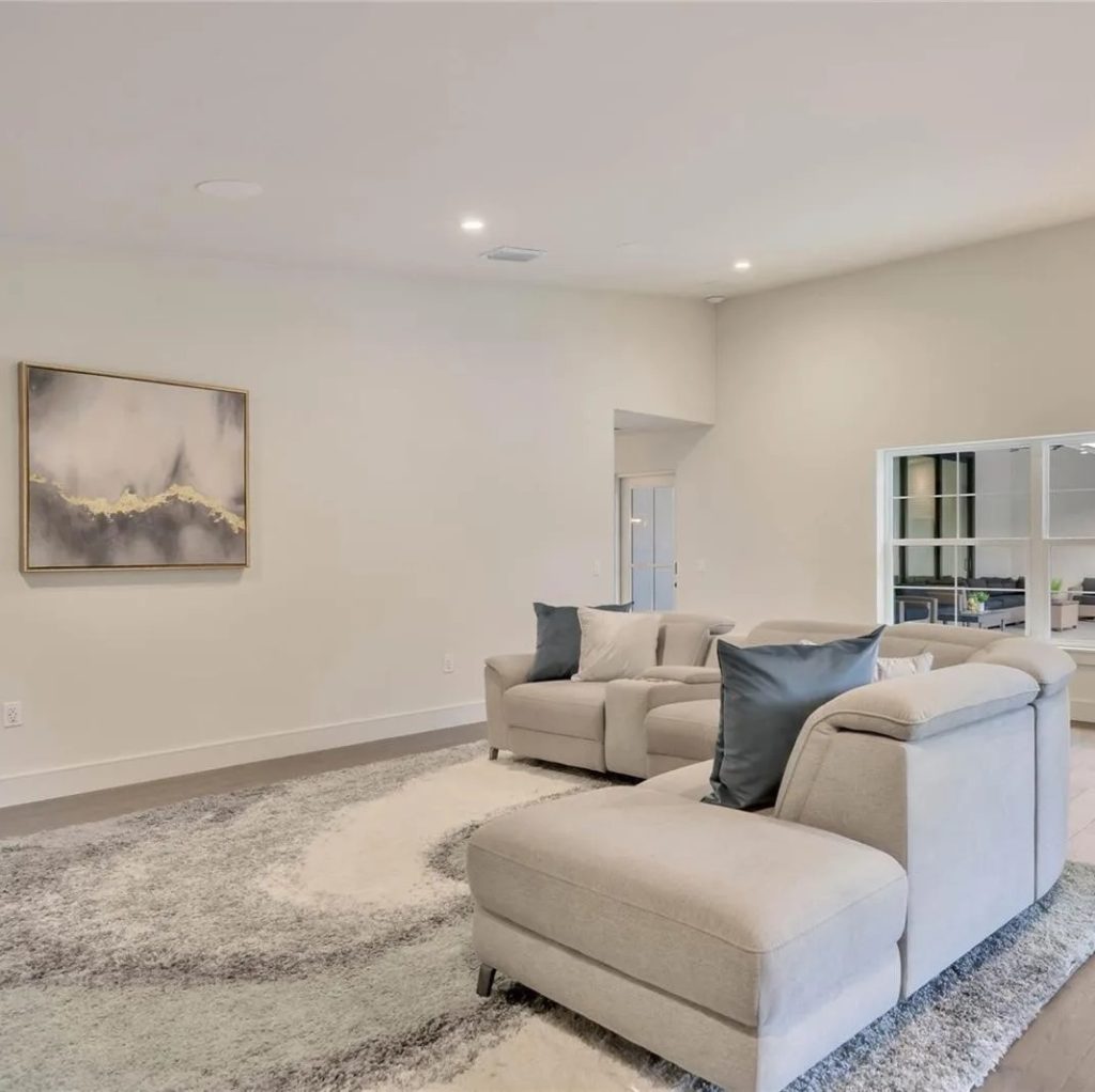 Living Area in Matthew Judon's Florida Home