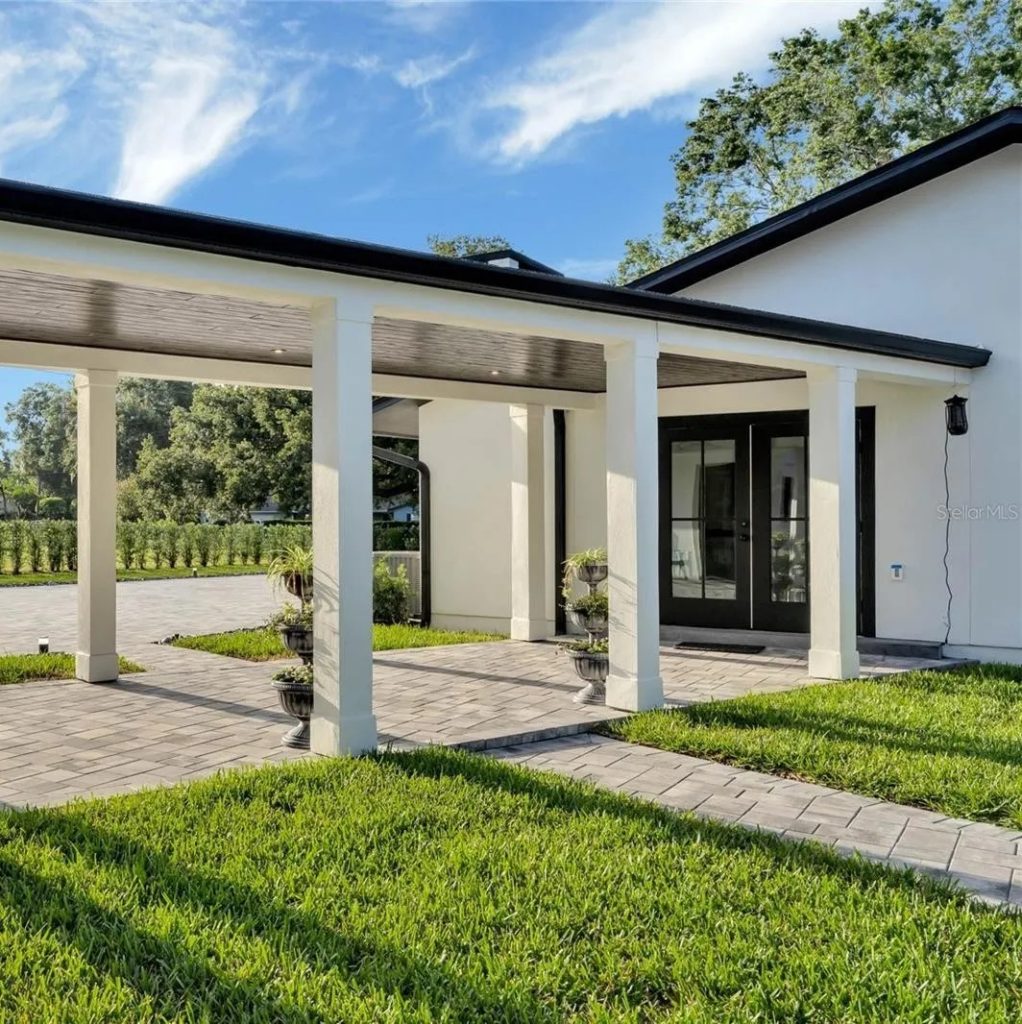 Walkway in Matthew Judon's Florida Home