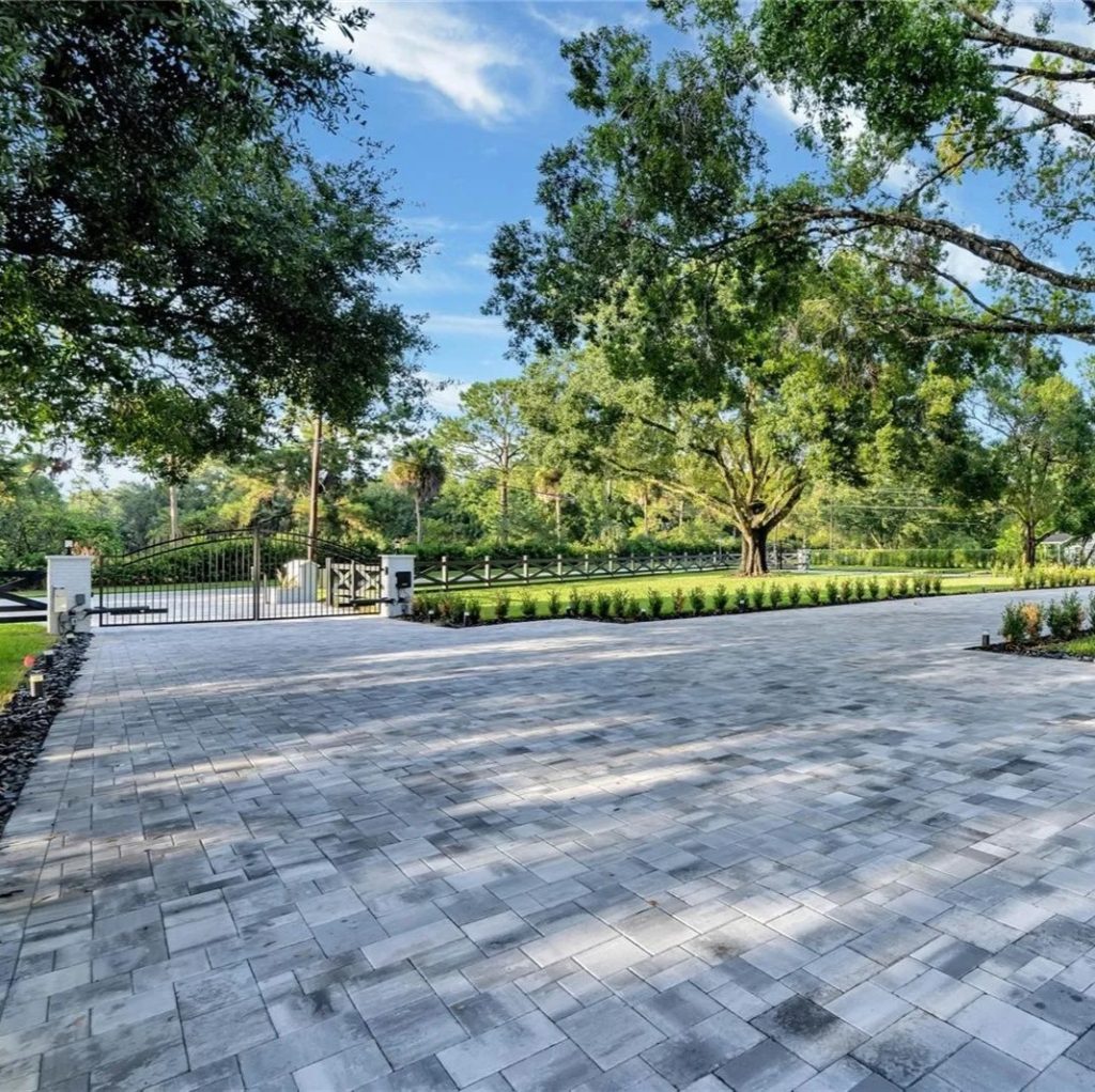 Driveway in Matthew Judon's Florida Home