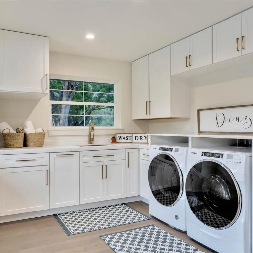 Laundry Room in Matthew Judon's Florida Home