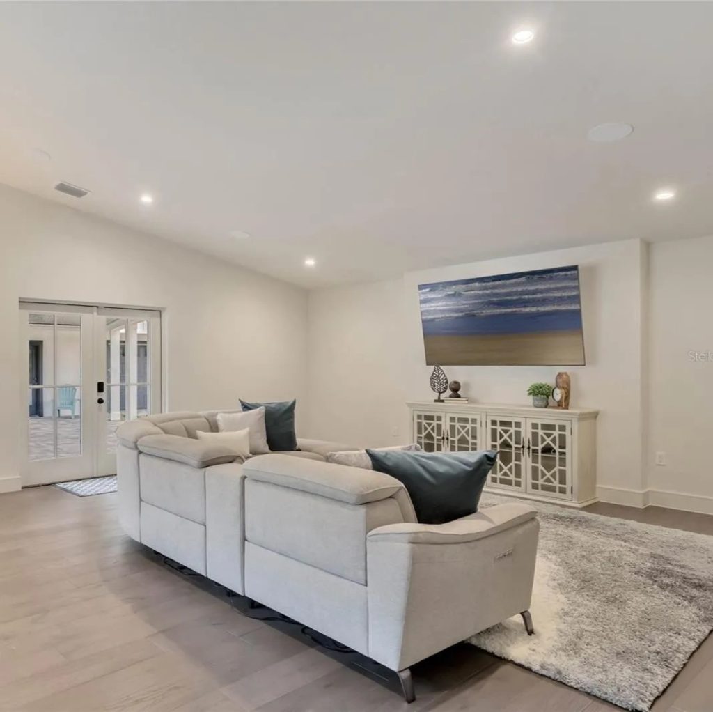 Living Area in Matthew Judon's Florida Home