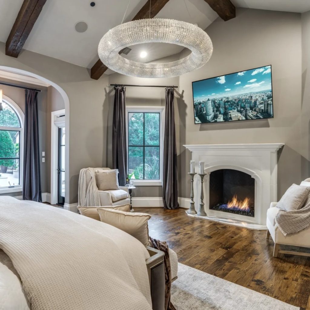 Bedroom in DeMarcus Ware's Texas Home