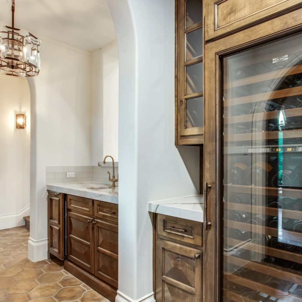 Wine Room in DeMarcus Ware's Texas Home