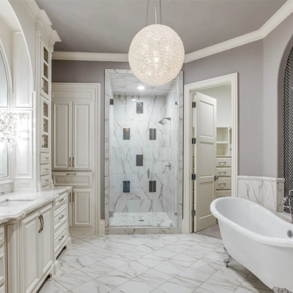 Bathroom in DeMarcus Ware's Texas Home