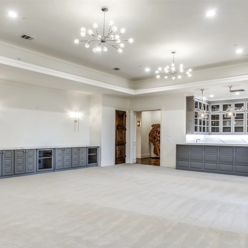 Entertainment Room in DeMarcus Ware's Texas Home