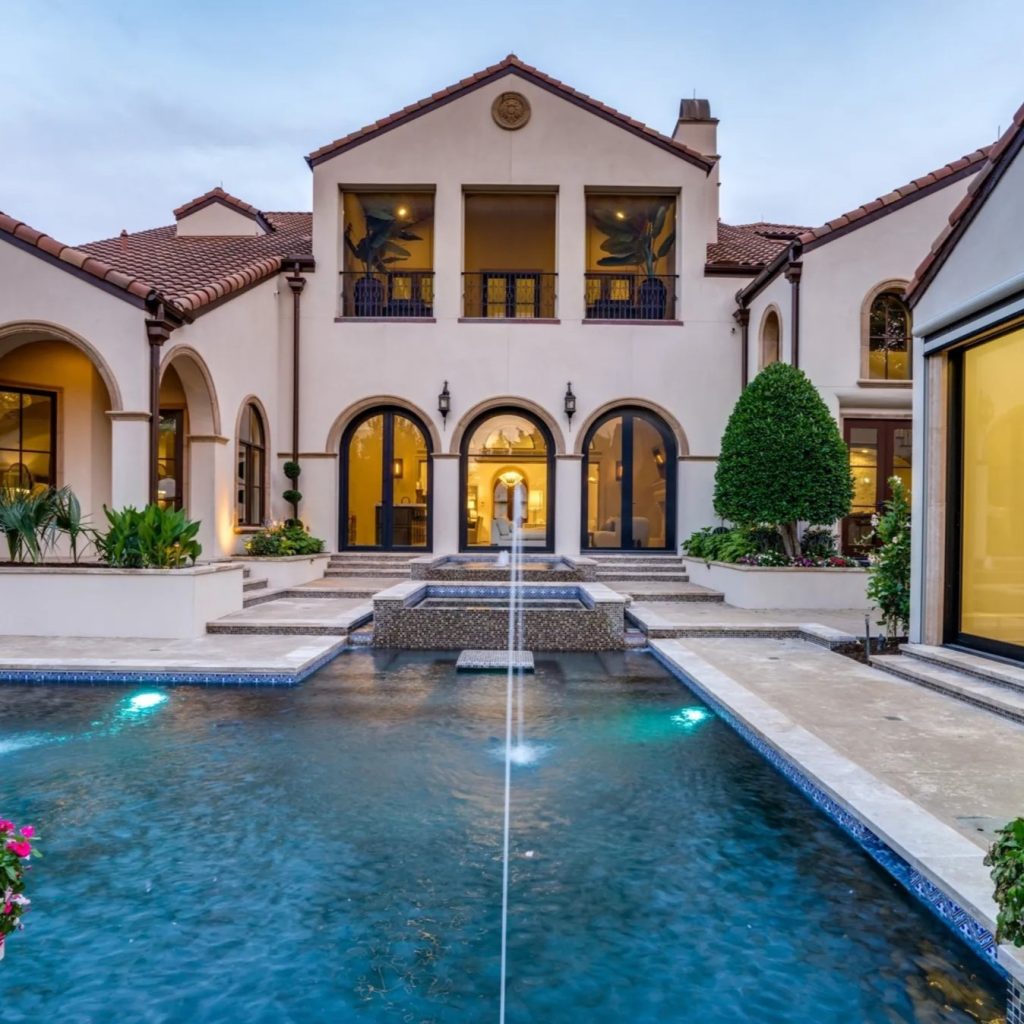 Pool Area in DeMarcus Ware's Texas Home