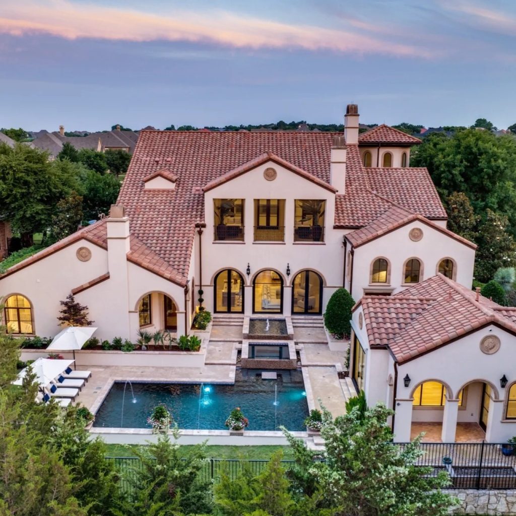 Rear View of DeMarcus Ware's Texas Home