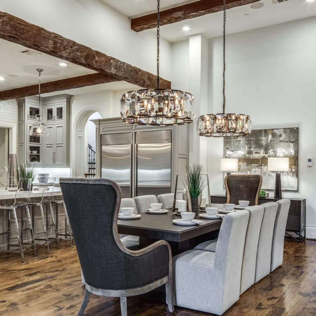 Dining Room in DeMarcus Ware's Texas Home