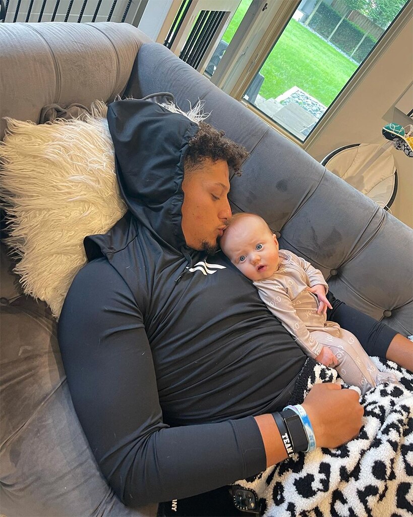 Patrick Mahomes, Daughter, Baby, Sterling, Brittany Matthews, Father's Day 2021, Instagram