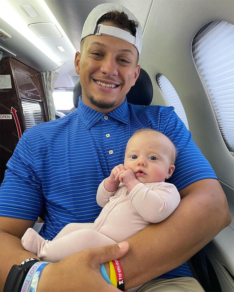 Patrick Mahomes, Daughter, Baby, Sterling, Brittany Matthews, Father's Day 2021, Instagram